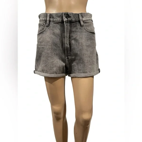 G-STAR Raw Shorts Womens Tedie Ultra High Rise Denim Faded Carbon Size 29 - Picture 8 of 16